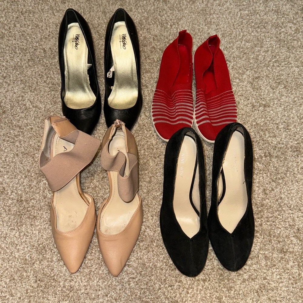 Nine West Woman’s Heels + free gifts (USED)